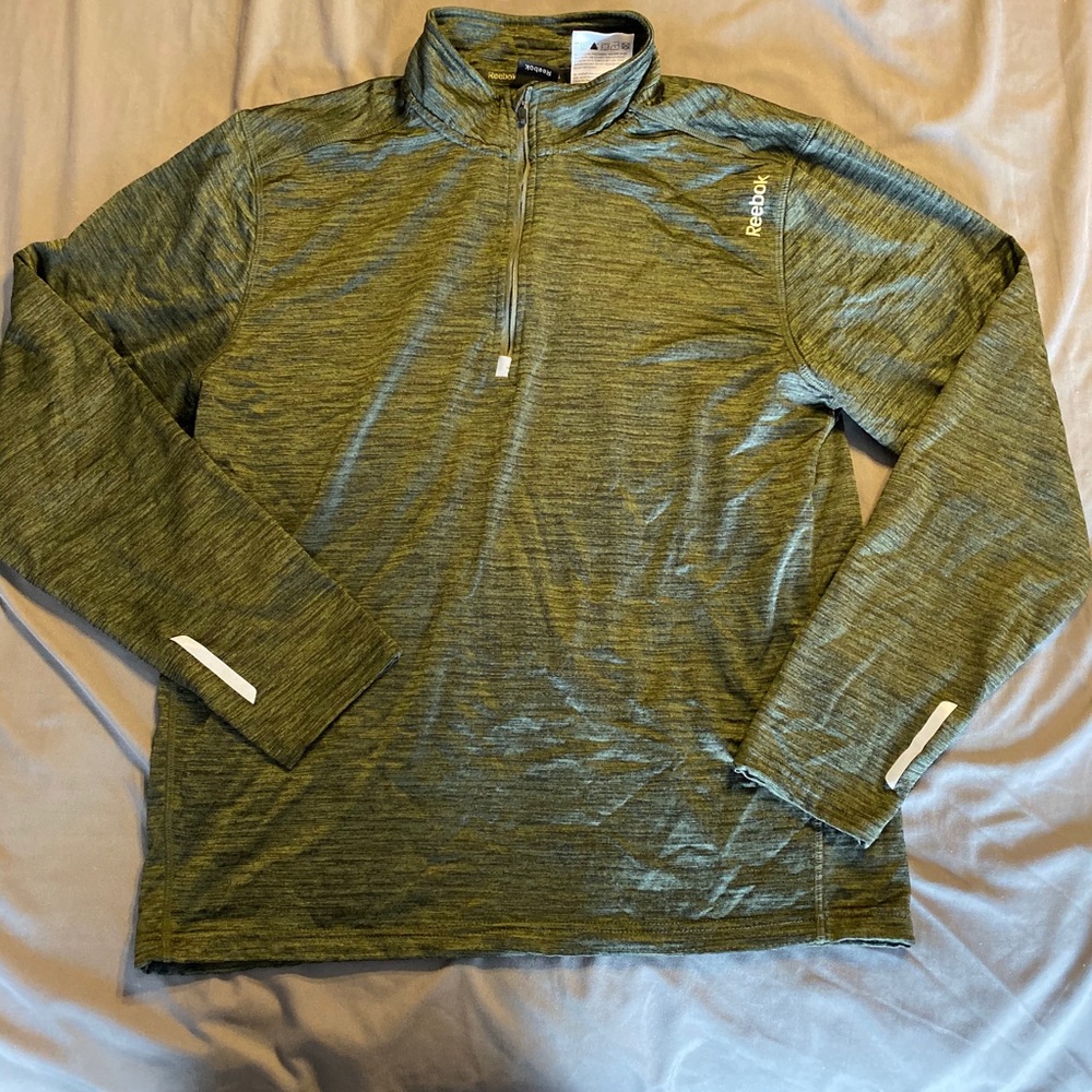 Green Reebok active sweater